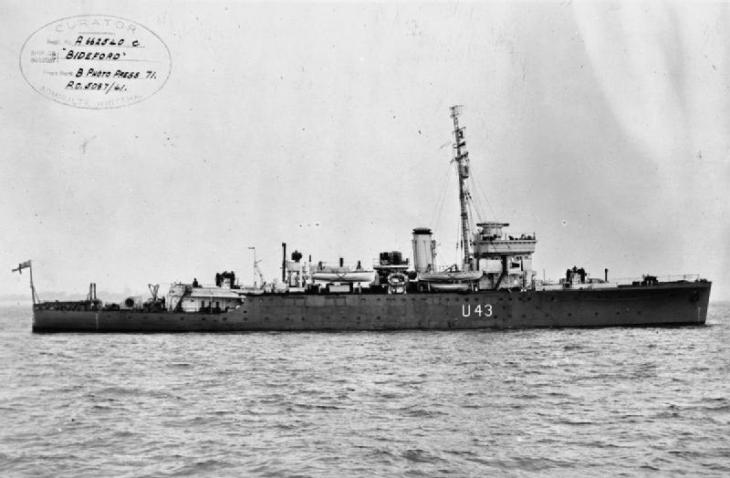 HMS Bideford. © Imperial War Museum (FL 2040)