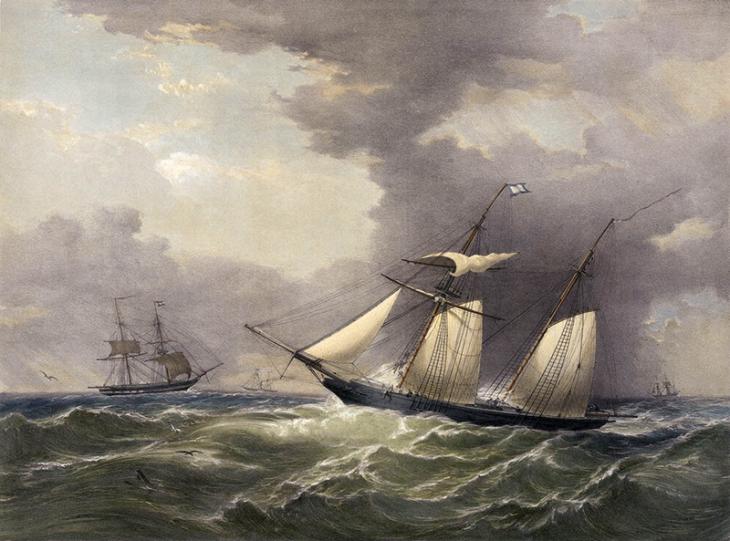 HMS Pandora, Falmouth Packet, 1843. Courtesy of: National Maritime Museum, Greenwich, London (available under CC BY-NC-SA licence).