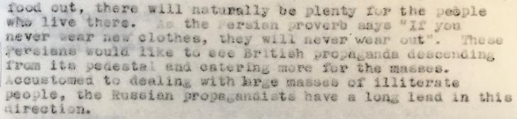 Extract from the political diary of the British Consul at Kermanshah, March 1943. IOR/L/PS/12/3522, f. 86r