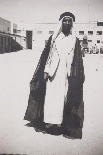 Photograph of Khan Bahadur Sayyid ‘Abd al-Razzaq Razuqi, Residency Agent, Sharjah (1936-45). Captured in August 1938. IOR/L/PS/12/3942, f. 31r