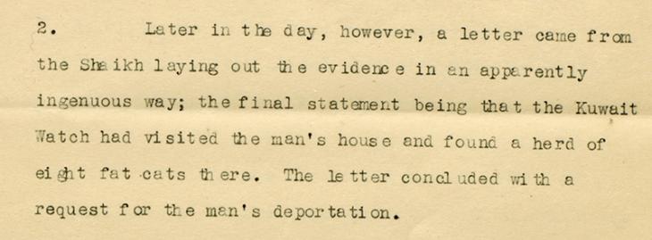 Further extract of a letter from Gerald Simpson DeGaury, Political Agent in Kuwait, to the Political Resident, dated 18 March 1937. IOR/R/15/1/506, ff. 207-211