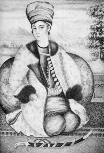 Image of Lotf Ali Khan, the last Zand ruler of Persia (Wikimedia Commons)